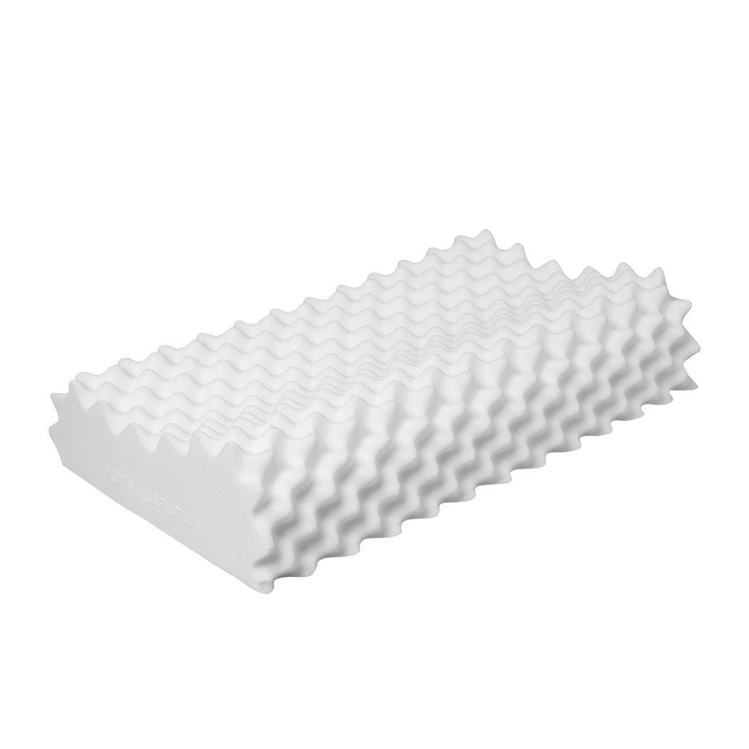 Pillows 2x Natural Latex Memory Down Pillow Removable Cover