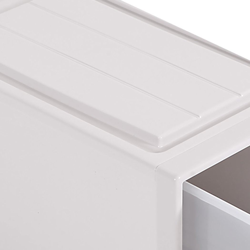 Living Room 2x Plastic Drawer Shoes Boxes