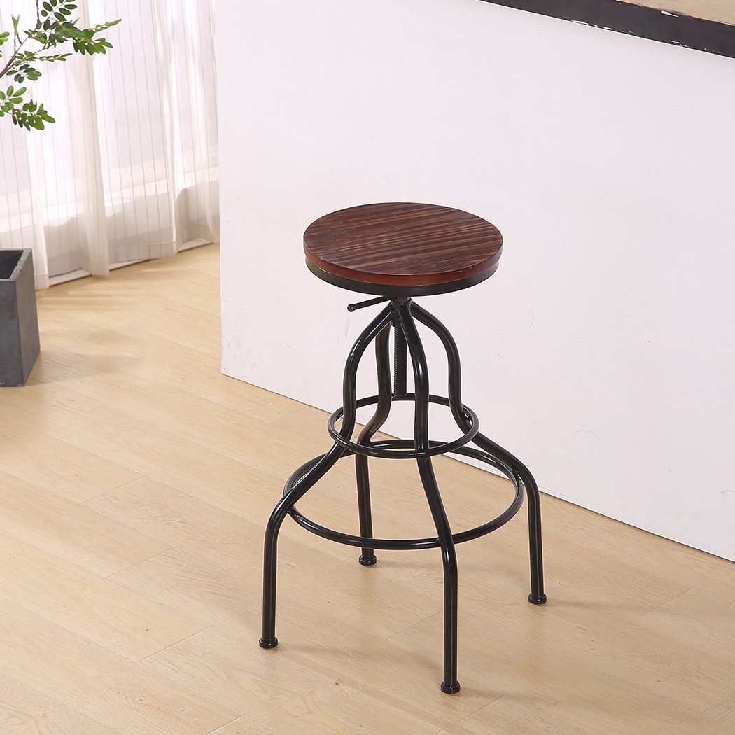 bar stool 2x Wooden Dining Chairs Barstools