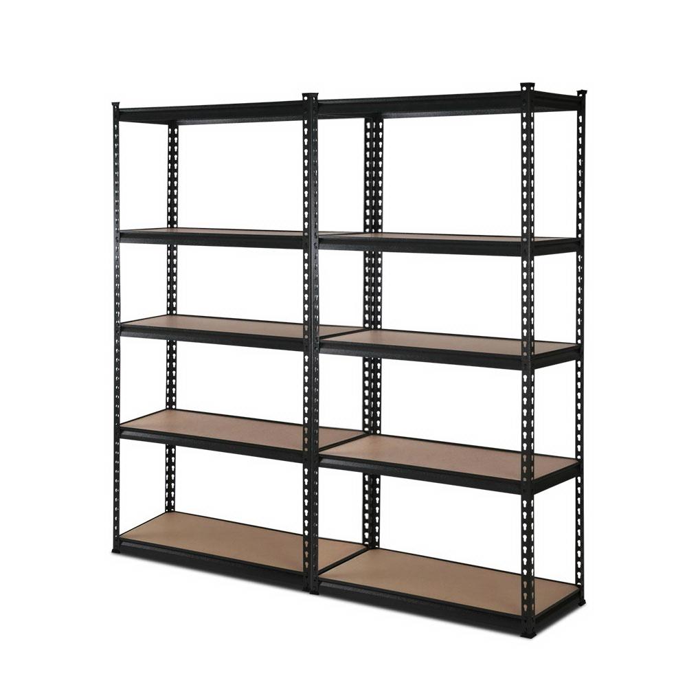 discount-twenty 2x0.7M Warehouse Shelving Racking Storage Garage Steel Metal Shelves Rack