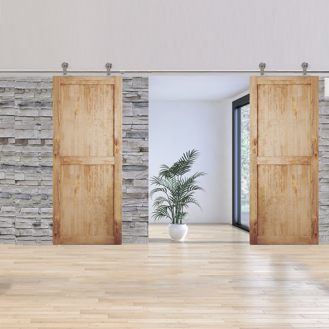 Living Room 3.66M Antique Classic Style Single Sliding Barn Door