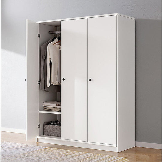 3 Door Wardrobe Bedroom Cupboard Closet Storage Cabinet