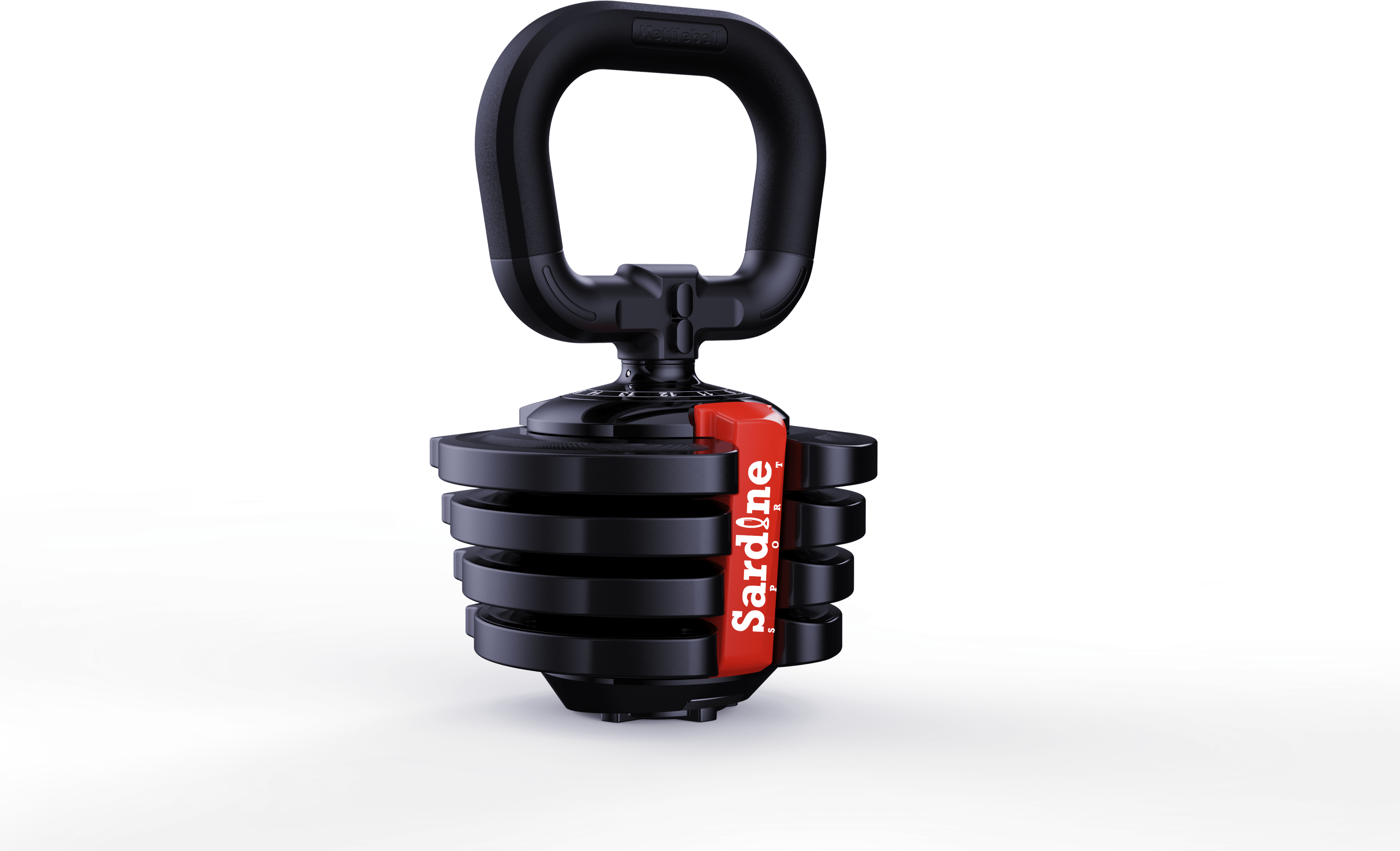 3-In-1 Multi-Functional Adjustable Dumbbell With Twist-Lock, All-In-One With Dumbbell-Barbell-Kettlebell, 1.5KG To 18KG, 3LB To 40LB - Pair