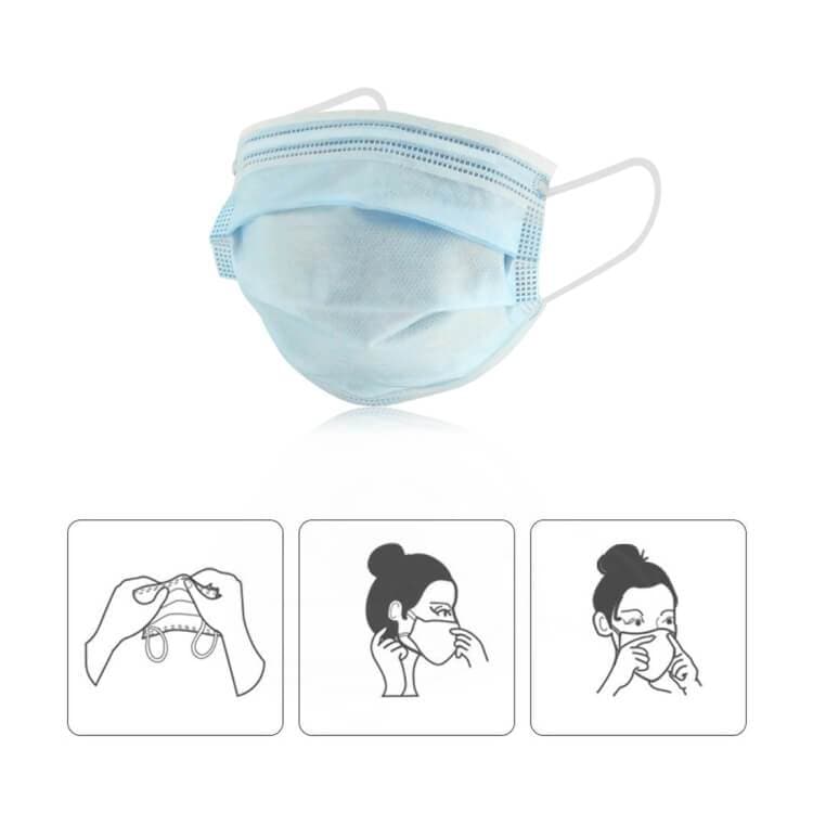 50% 3-layered Protection Antiviral Face Mask for Kids