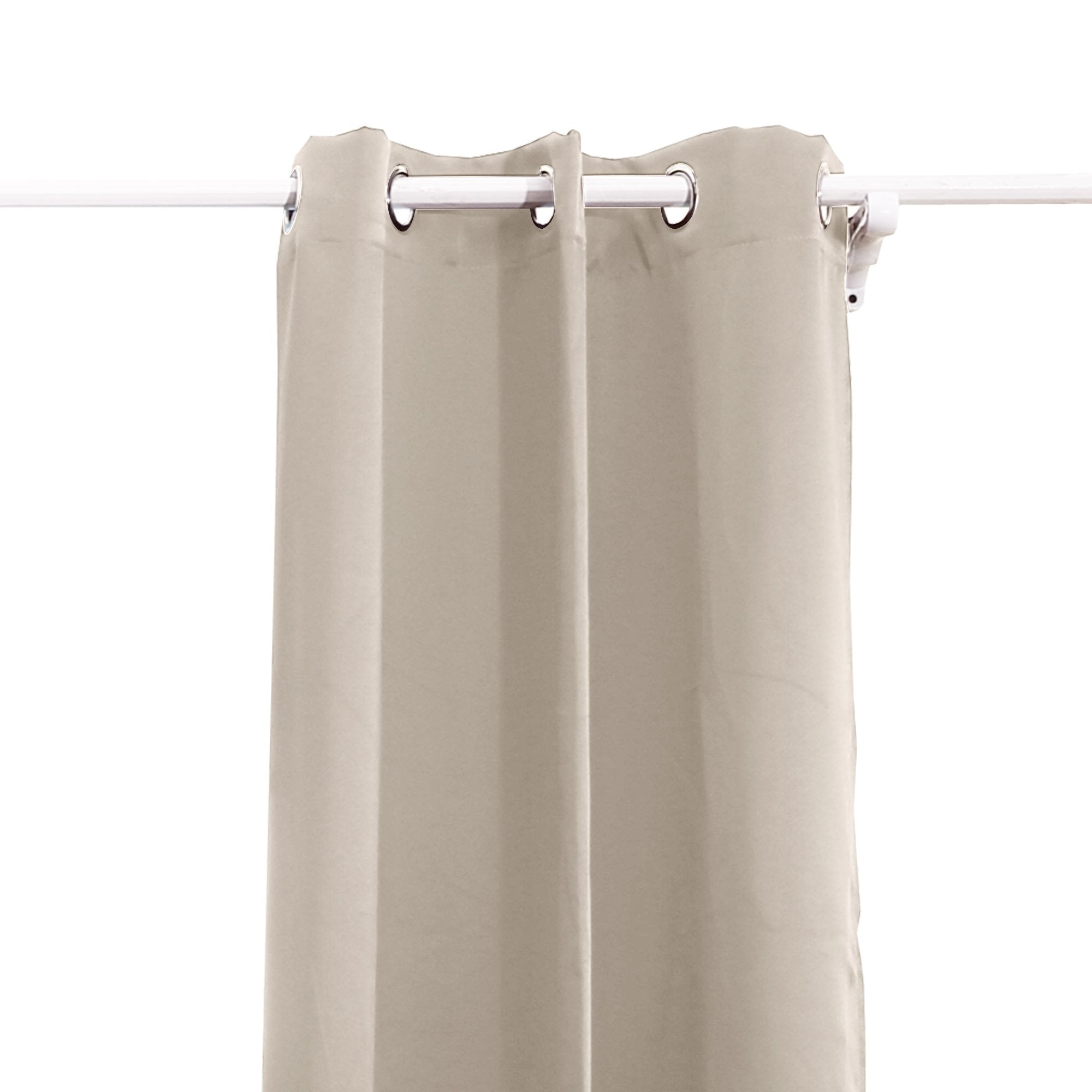 living room 3 Layers Eyelet Blockout Curtains140x230cm Beige