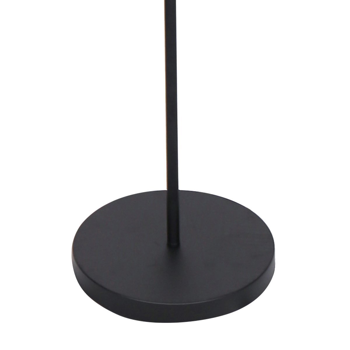 3-Light Black Metal Floor Lamp