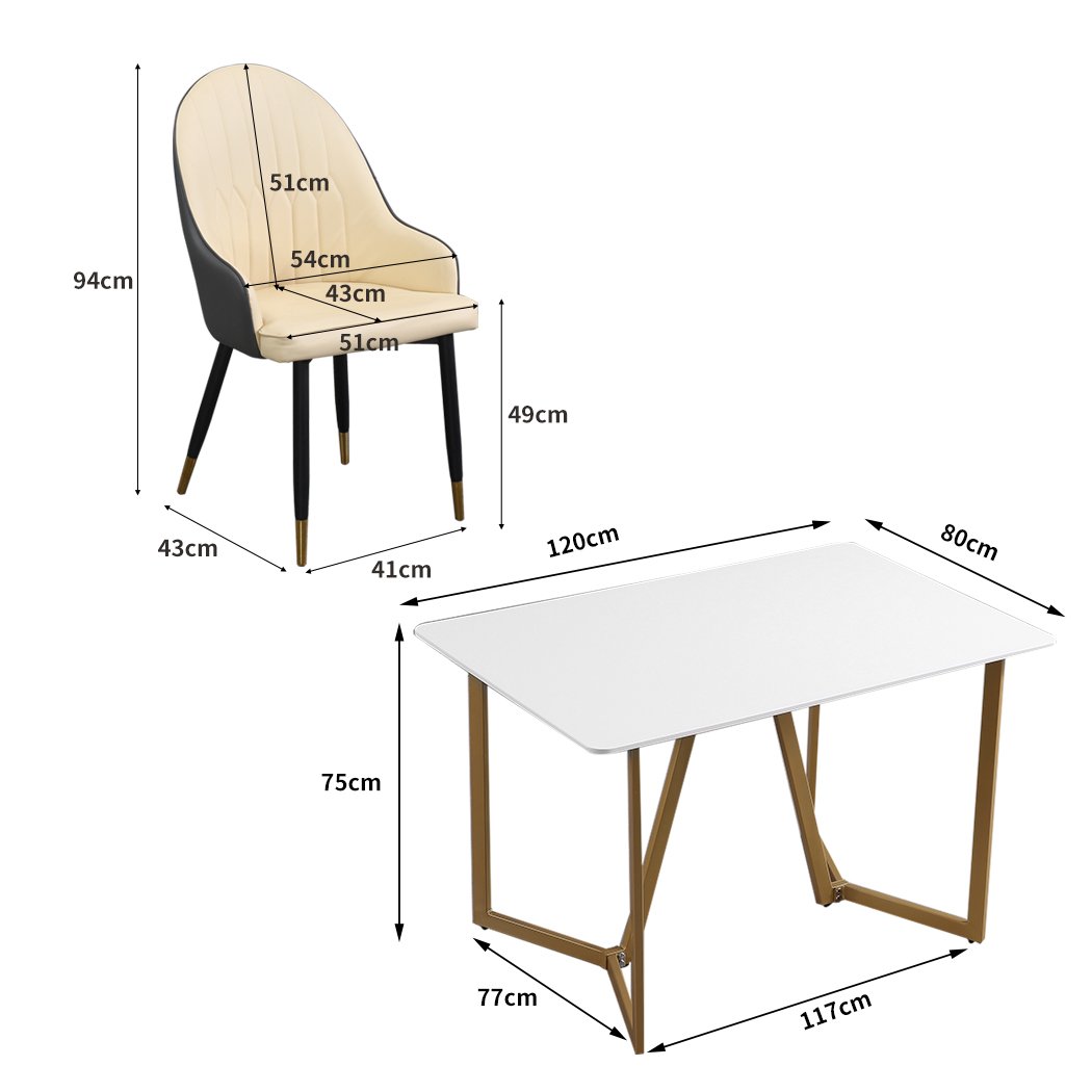 dining set 3 Piece Furniture Kitchen Steel French Chair