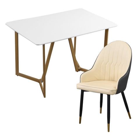 dining set 3 Piece Furniture Kitchen Steel French Chair