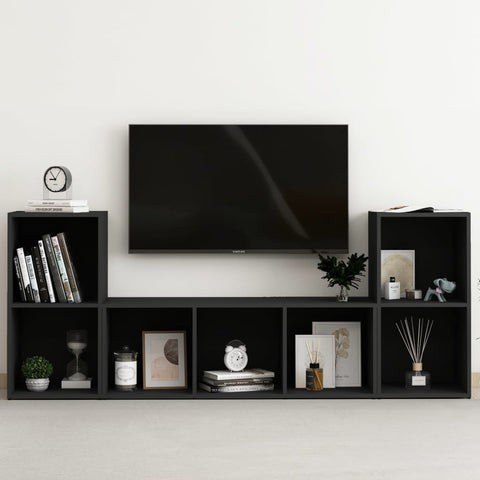 3 Piece TV Cabinet Set -Engineered Wood