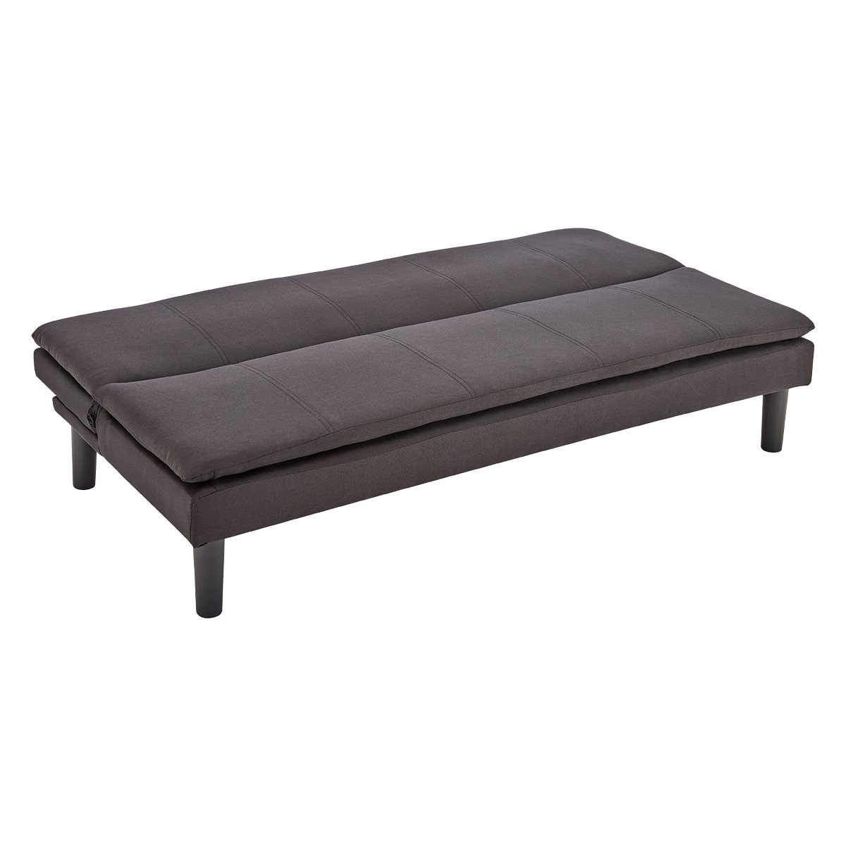 indoor furniture 3 Seater Black Modular Linen Fabric Sofa Bed Couch