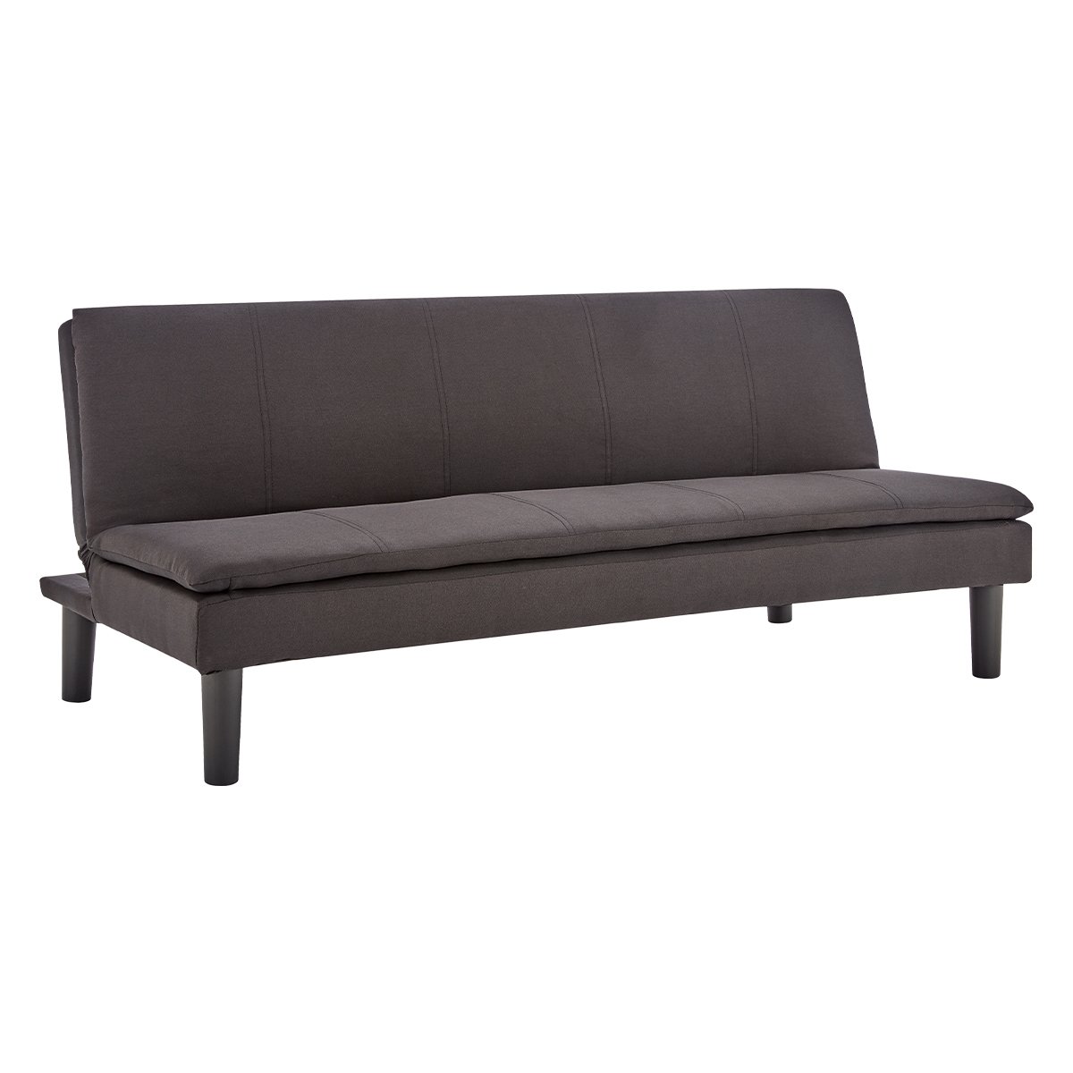 indoor furniture 3 Seater Black Modular Linen Fabric Sofa Bed Couch