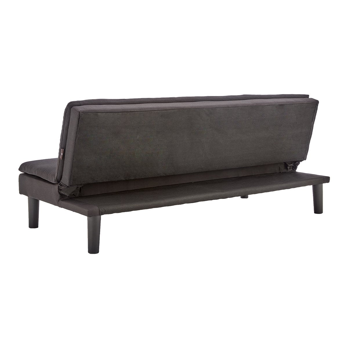 indoor furniture 3 Seater Black Modular Linen Fabric Sofa Bed Couch