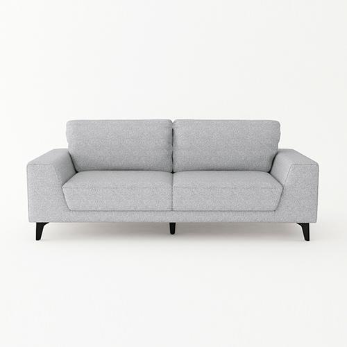 Sofas 3 Seater Fabric Sofa Light Grey Colour