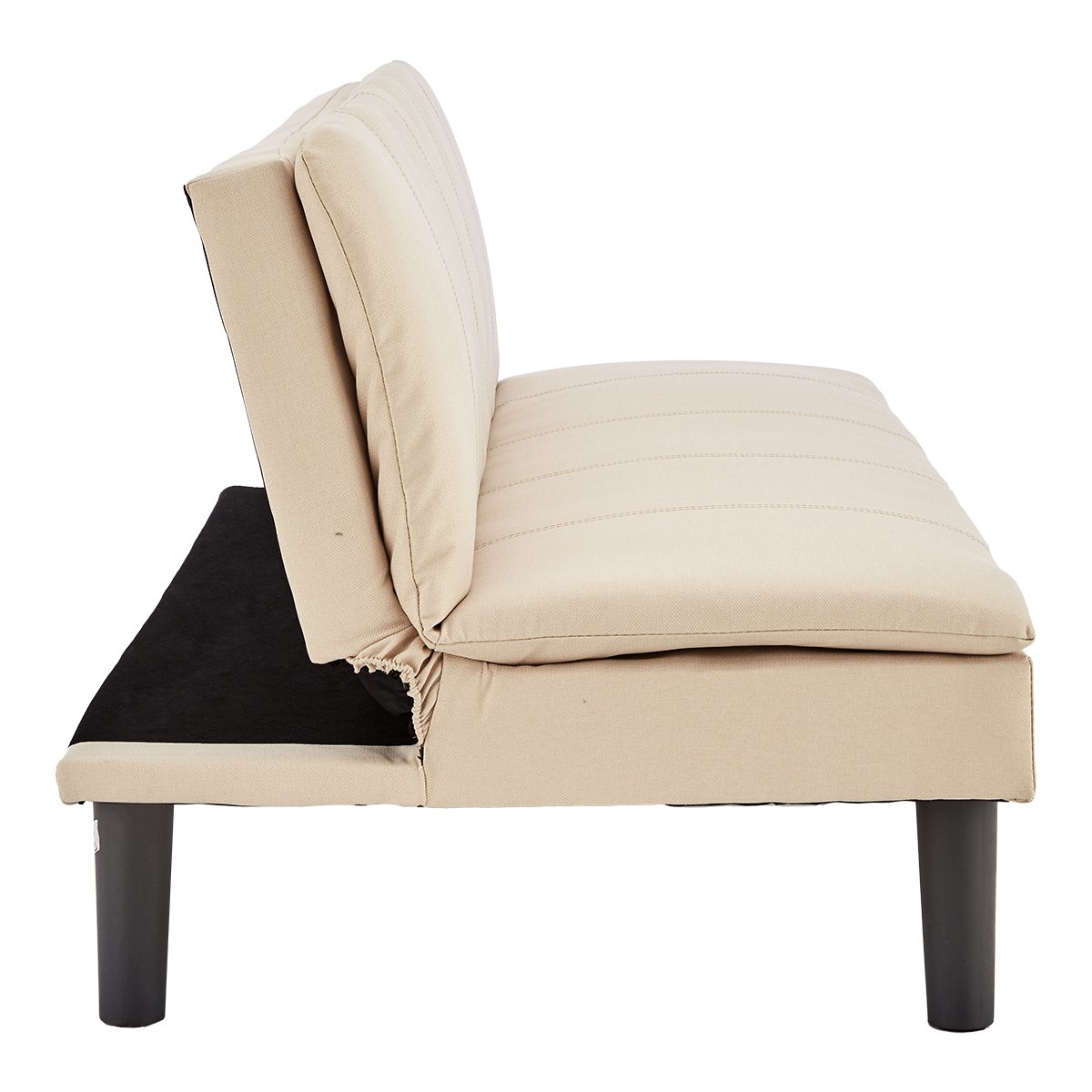indoor furniture 3 Seater Modular Linen Fabric Sofa Bed Couch - Beige
