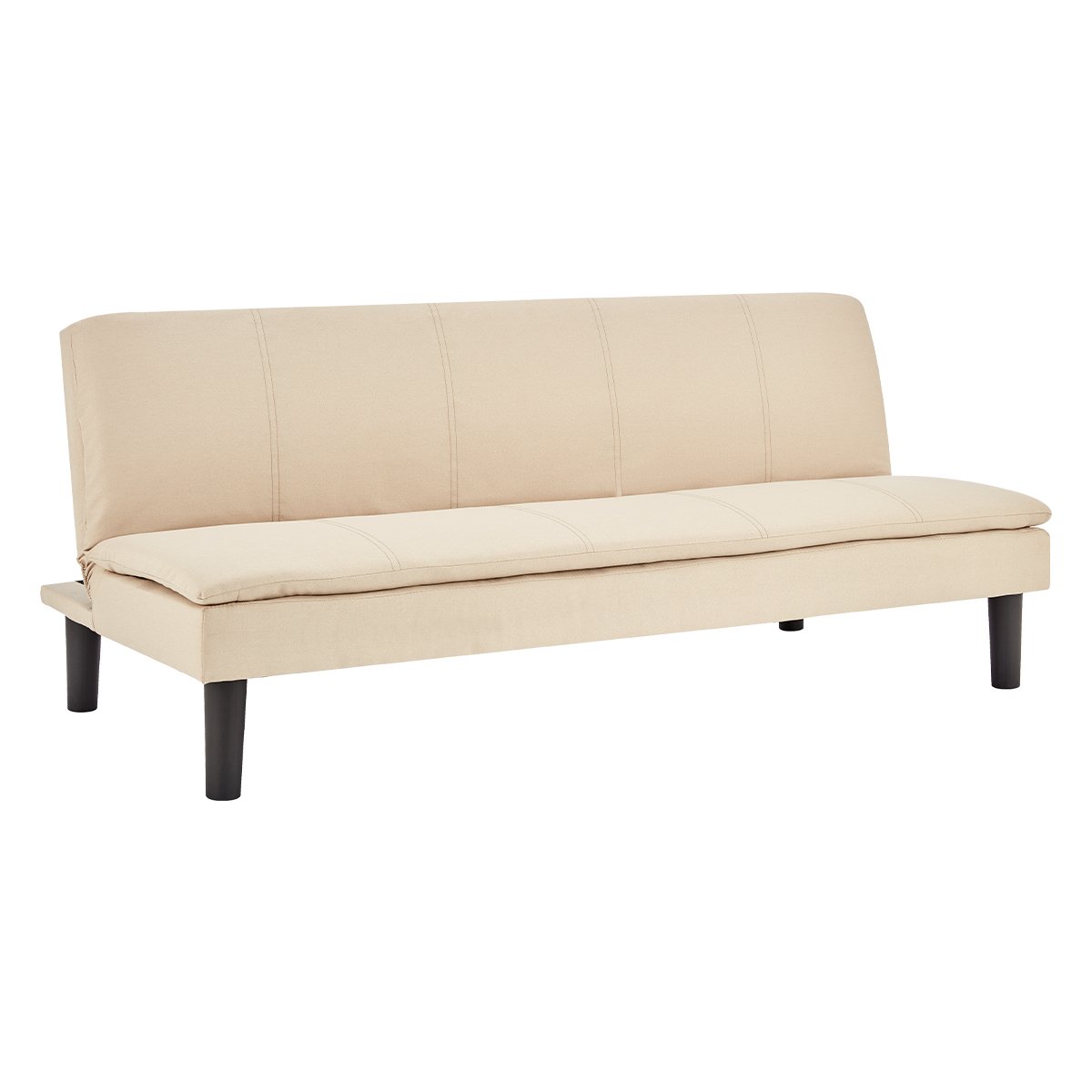 indoor furniture 3 Seater Modular Linen Fabric Sofa Bed Couch - Beige