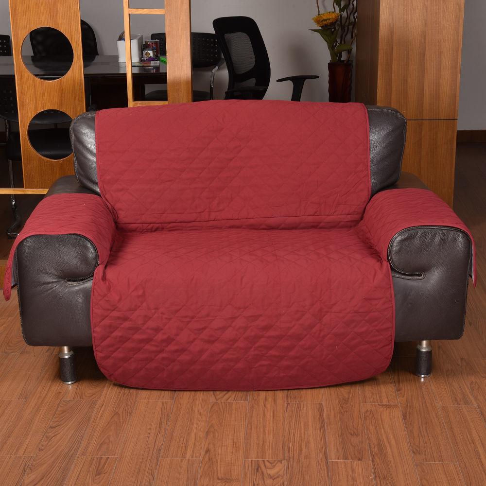 living room 3 Seater Sofa Covers Couch Slipcovers Wine