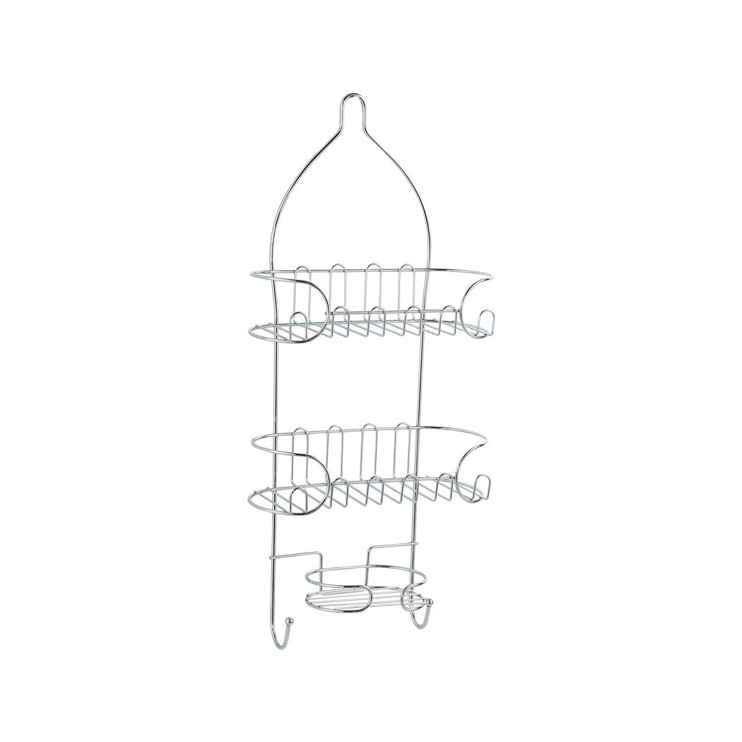 Toilet Paper Holders 3-Tier Bathroom Shower Caddy Organiser Bath Shelf
