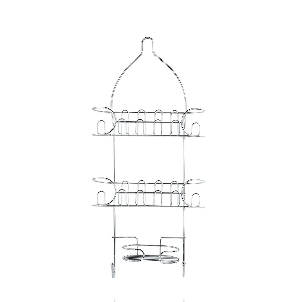 Toilet Paper Holders 3-Tier Bathroom Shower Caddy Organiser Bath Shelf