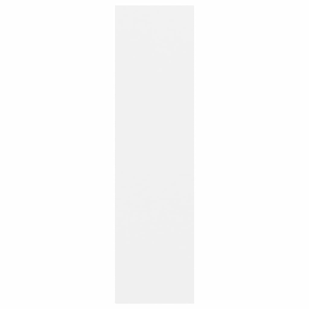 3-Tier Book Cabinet White 40x30x114 cm Chipboard