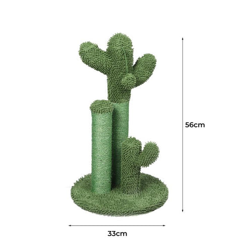 3-tier Cat Scratching Posts Pole Tree Kitten Climbing Scratcher