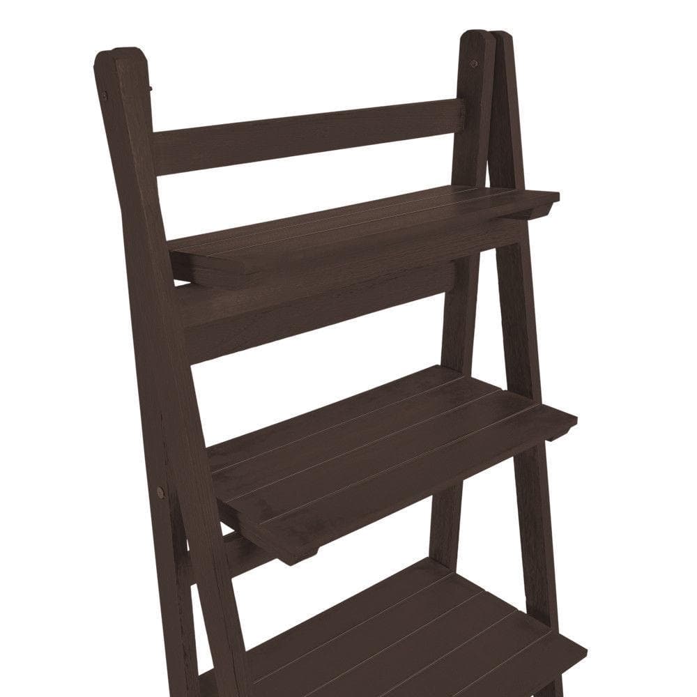 living room 3 Tier Ladder Shelf Stand Storage Book Shelves Shelving Display Rack