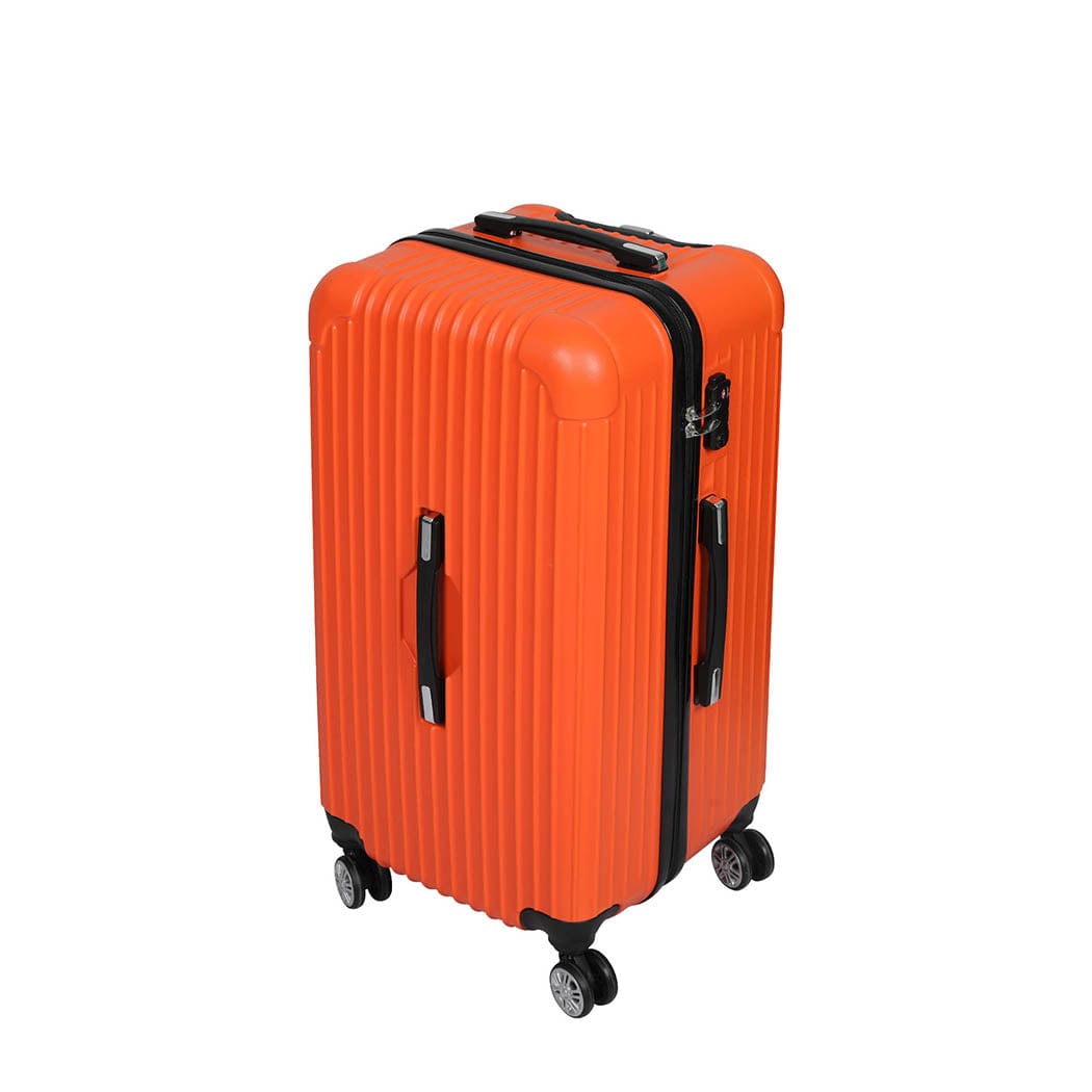 30" Luggage Travel Suitcase Trolley Case Packing Waterproof Orange