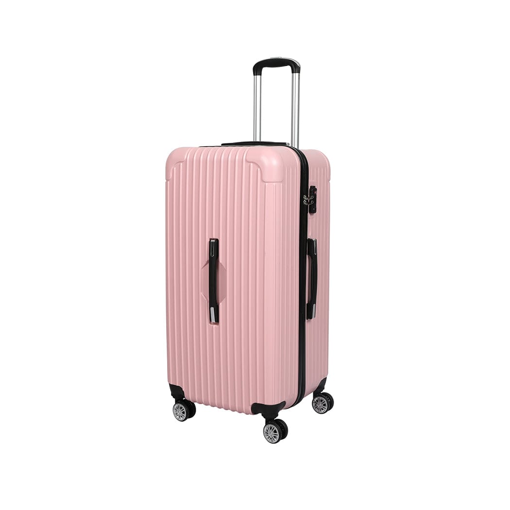 30" Luggage Travel Suitcase Trolley Case Packing Waterproof TSA Pink