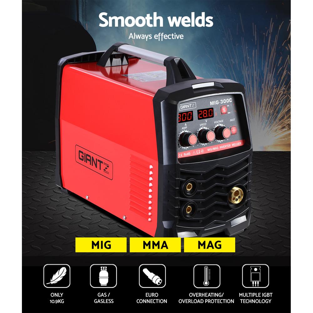 early sale simpledeal 300 Amp Inverter Welder DC MIG MMA Gas Gasless Welding Machine Portable