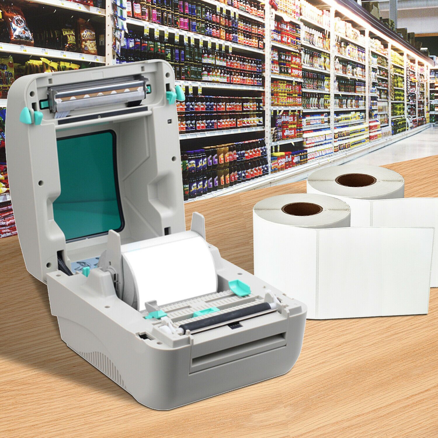 Storage & Packaging 300 Pcs 100x150mm Thermal Direct Print Label