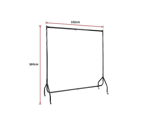 300LBS Heavy Duty Clothing Garment Rail Rack Hanger