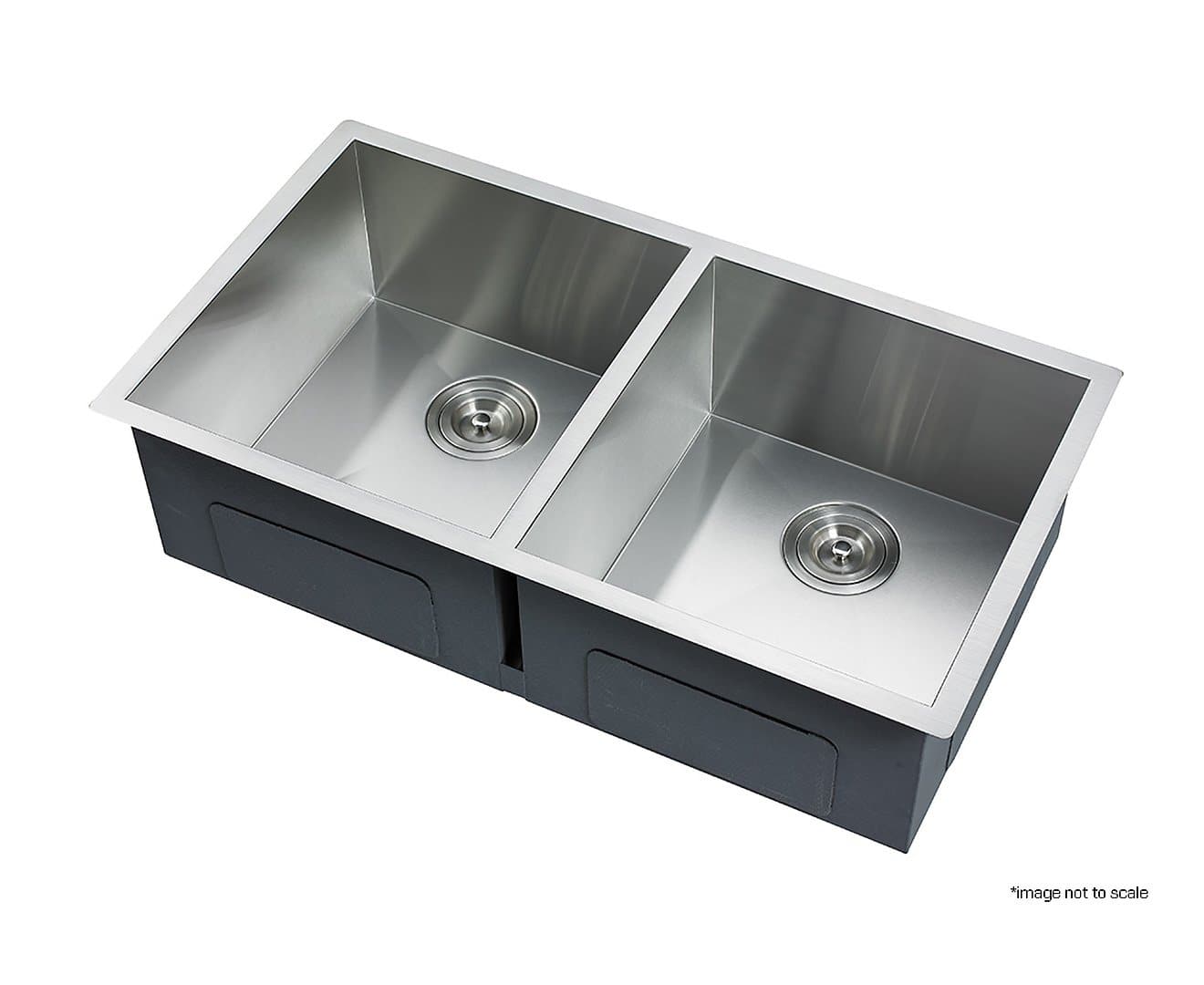 304 Stainless Steel Undermount Topmount Kitchen Laundry Sink - 865 x 440mm