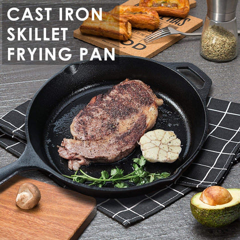 30Cm Fry Pan 12 Inch Pre Seasoned Oven Safe Cooktop & Bbq