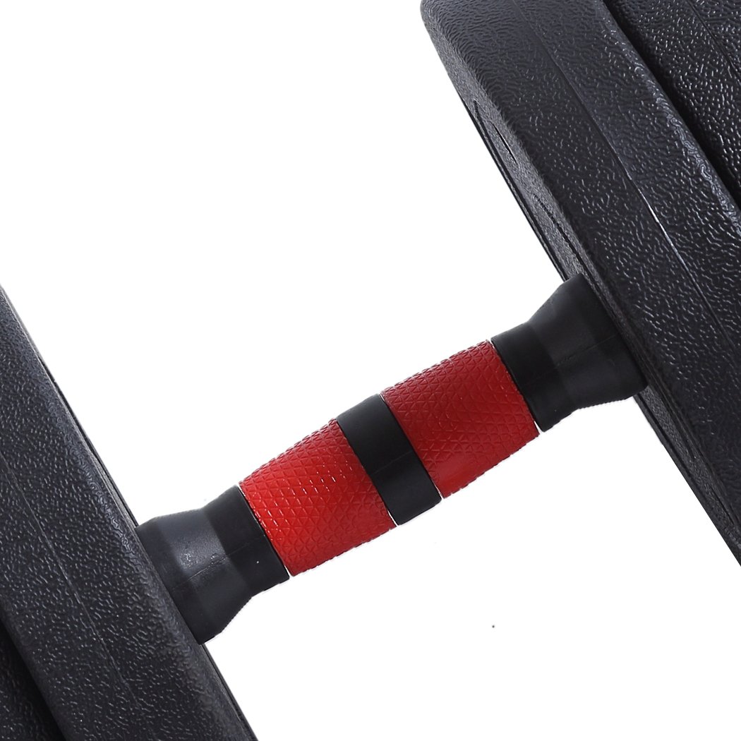 health fitness&sport 30KG Adjustable Rubber Fitness Dumbbells