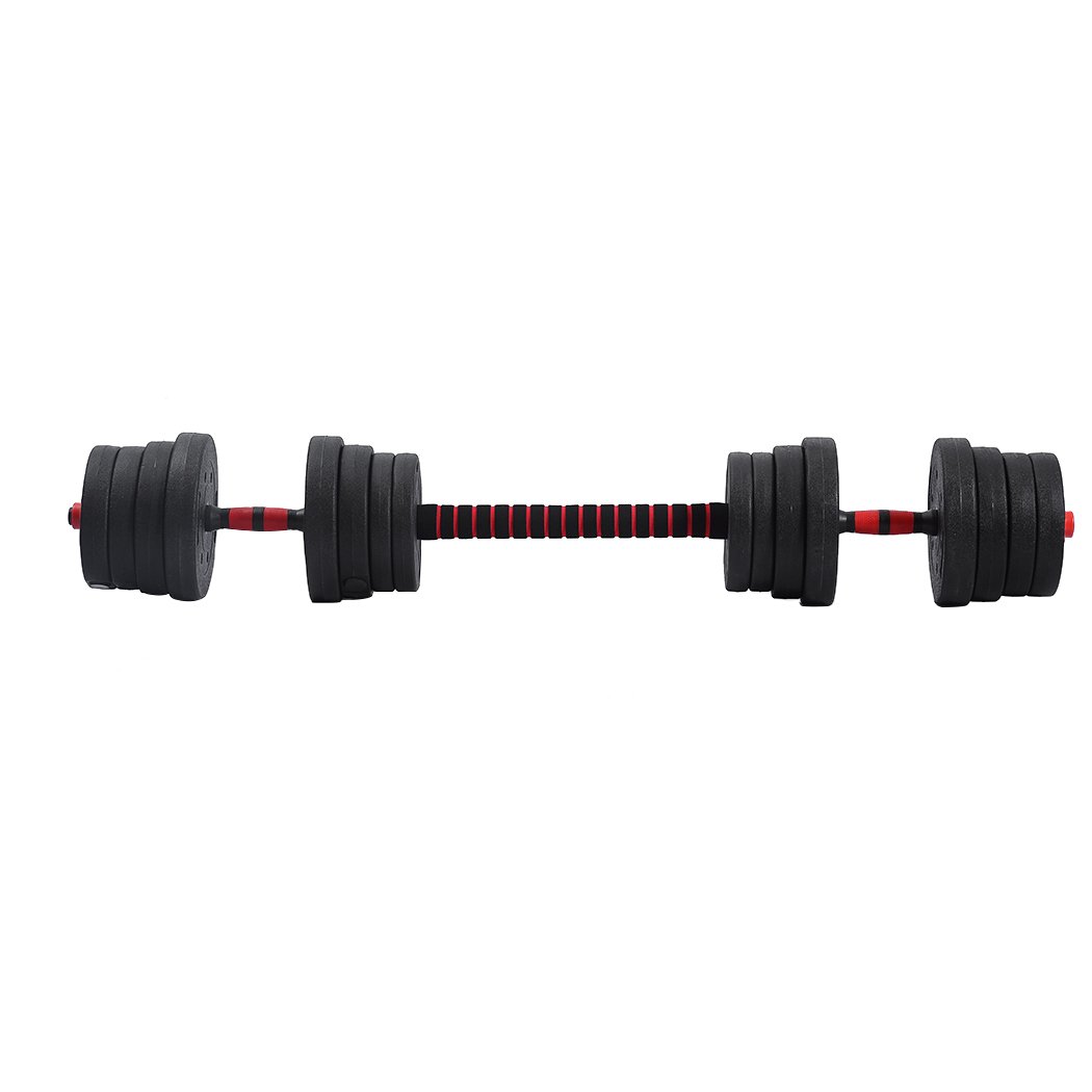 health fitness&sport 30KG Adjustable Rubber Fitness Dumbbells