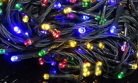 christmas 30M 300LED String Solar Powered Fairy Lights Garden Christmas Decor Multi Colour