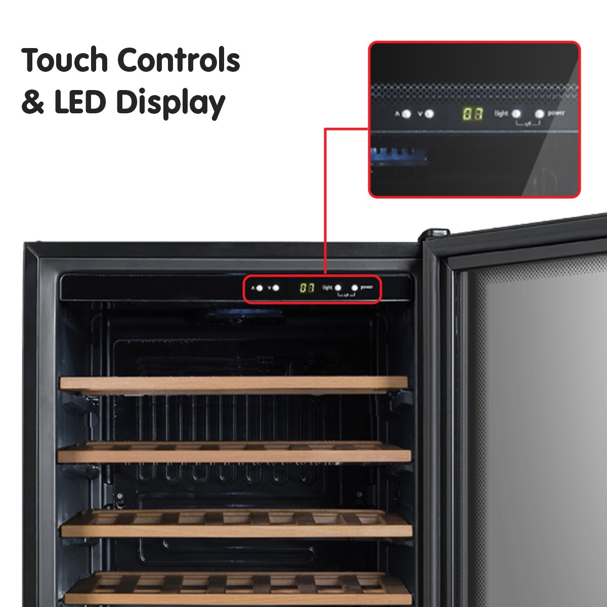 kitchen 34 bottle wine fridge