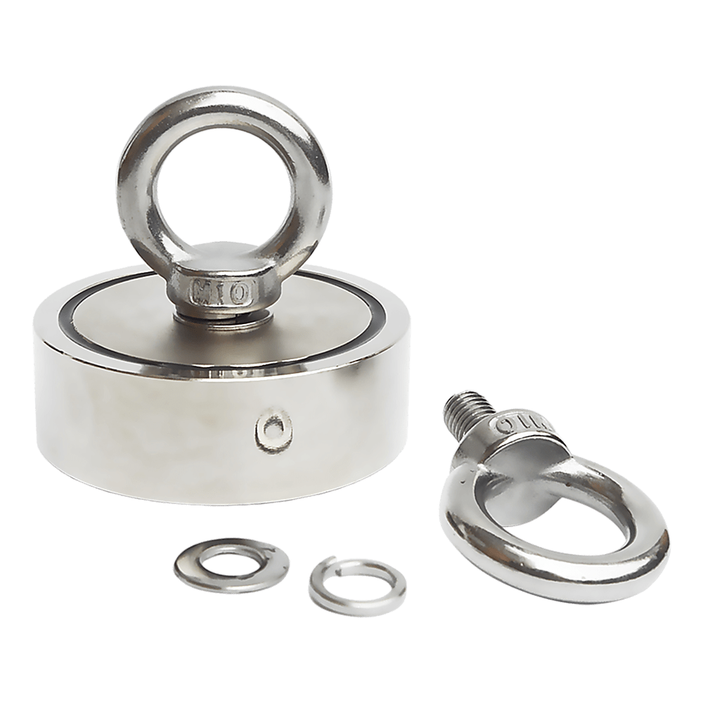 340Kg Salvage Strong Recovery Magnet Neodymium Hook Treasure Hunting Fishing