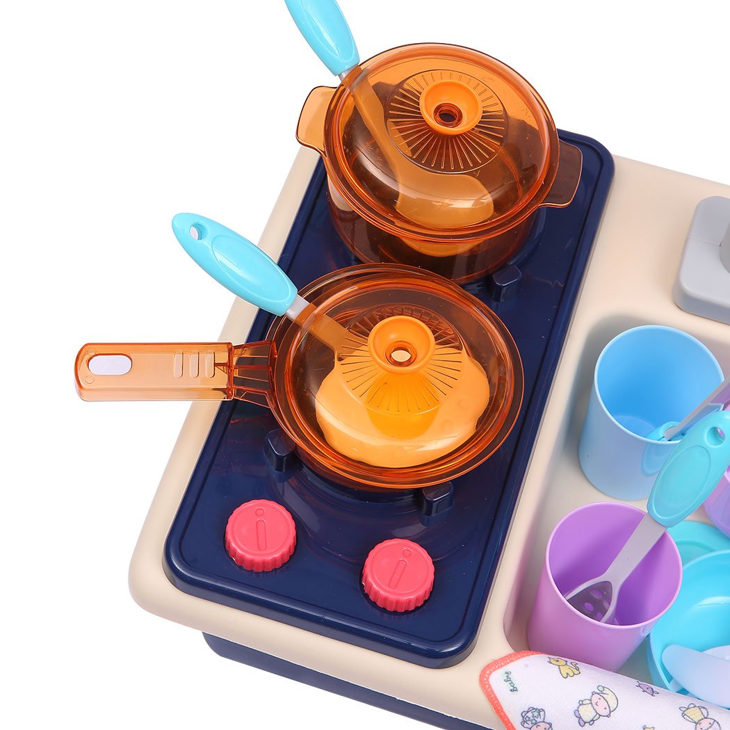 kids products 35x Kids Kitchen Play Set Dishwasher Sink - Blue