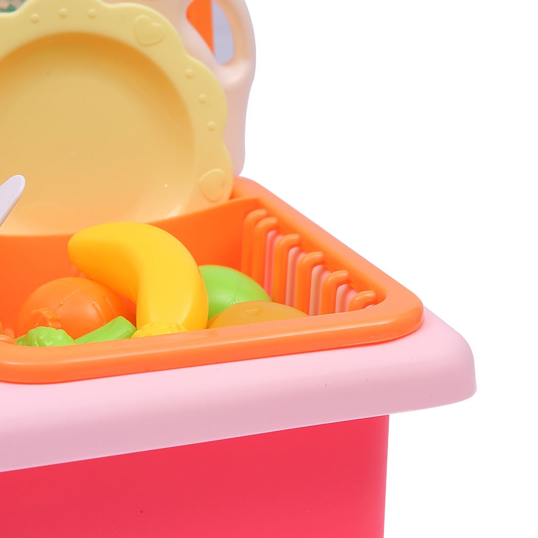 kids products 35x Kids Kitchen Play Set Dishwasher Sink - pink