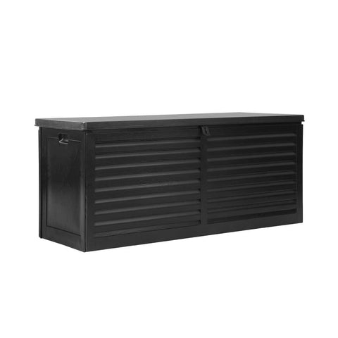 390L Outdoor Storage Box Lockable Cabinet Container Garden DeckToy Shed