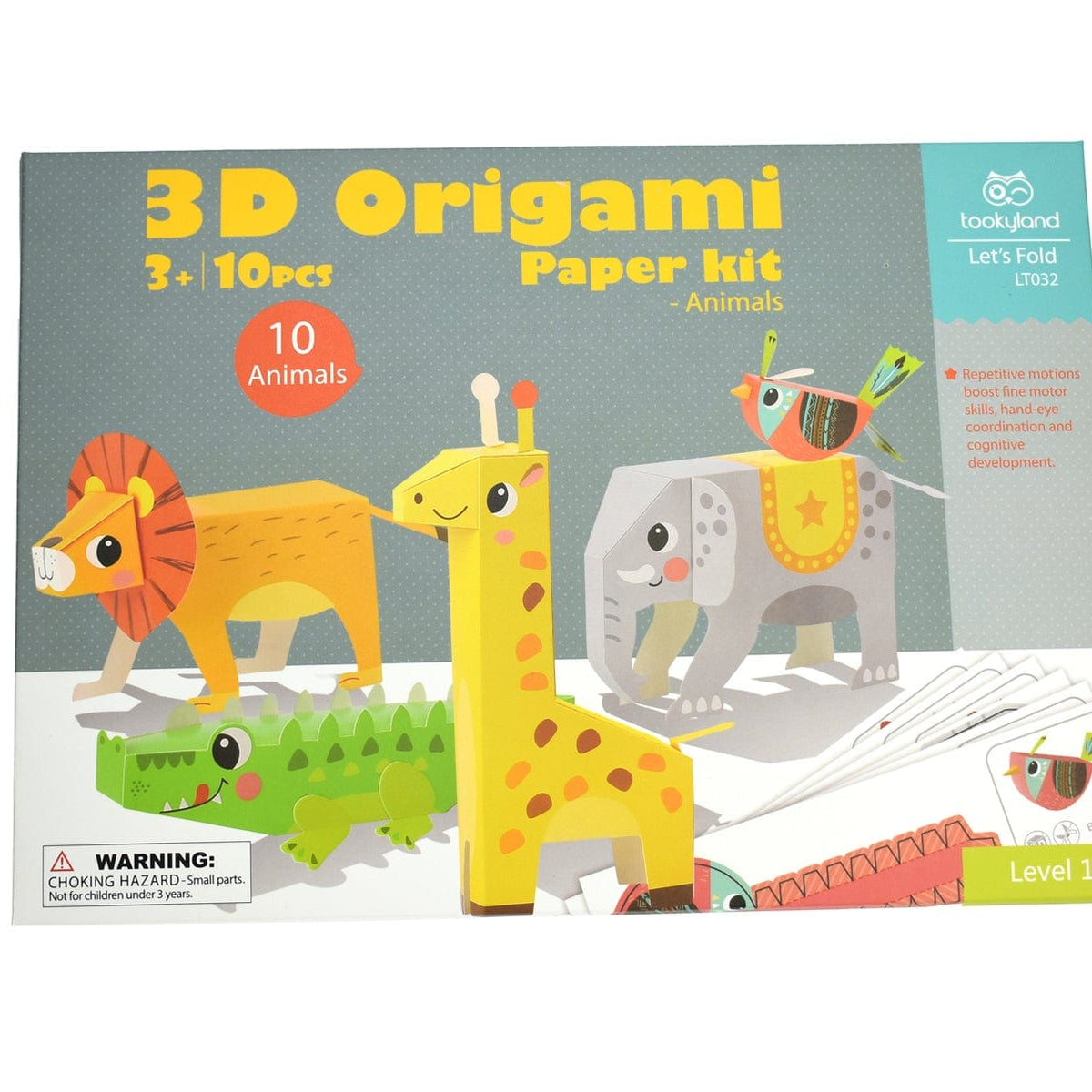 3D Paper Model Animals Craft Kit | Simple Deals Australia