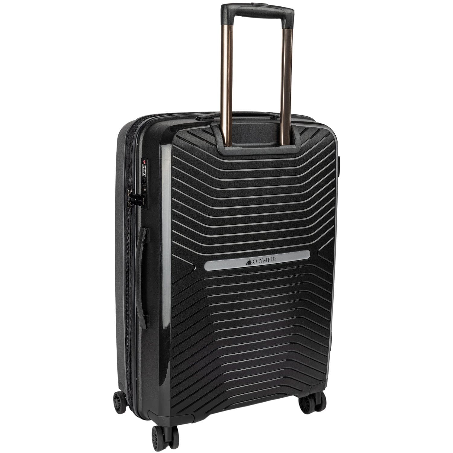3PC Astra Luggage Set Hard Shell Suitcase - Obsidian Black