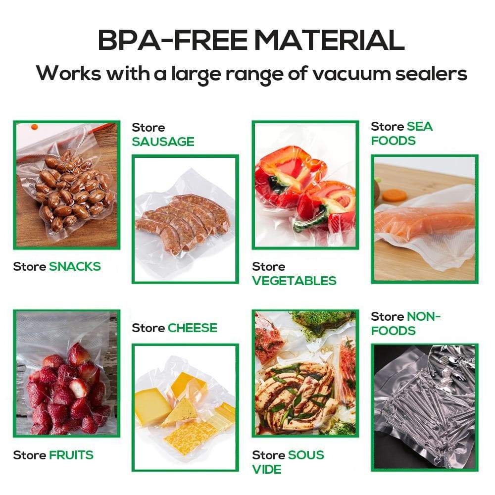 kitchen supplies 3X Vacuum Food Sealer Bag Foodsaver Storage Saver