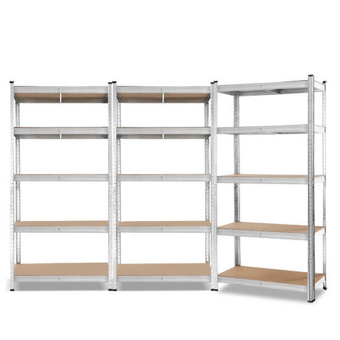 Giants 3X1.8M Warehouse Shelving Rack Racking Garage Metal Storage Shelves