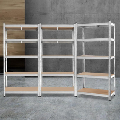 early sale simpledeal 3x0.9M Warehouse Shelving Racking Storage Garage Steel Metal Shelves Rack