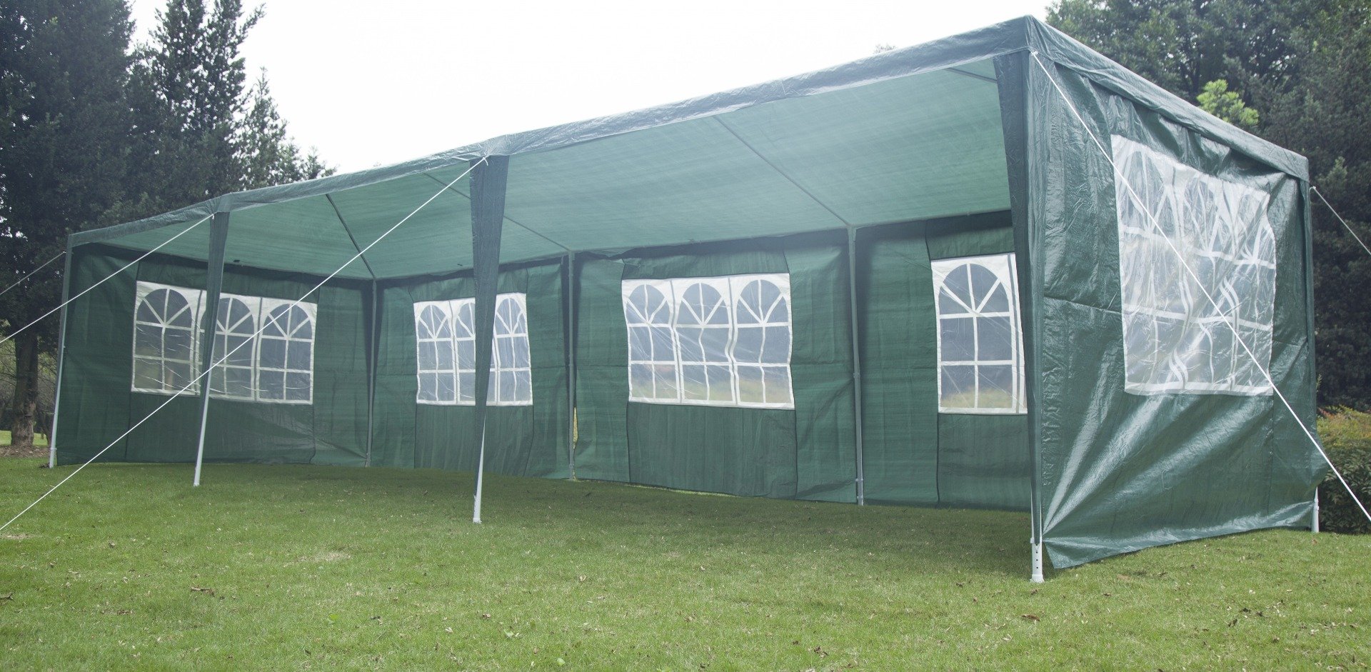 Shading 3x9m Wedding Outdoor Gazebo Marquee Tent Canopy Green