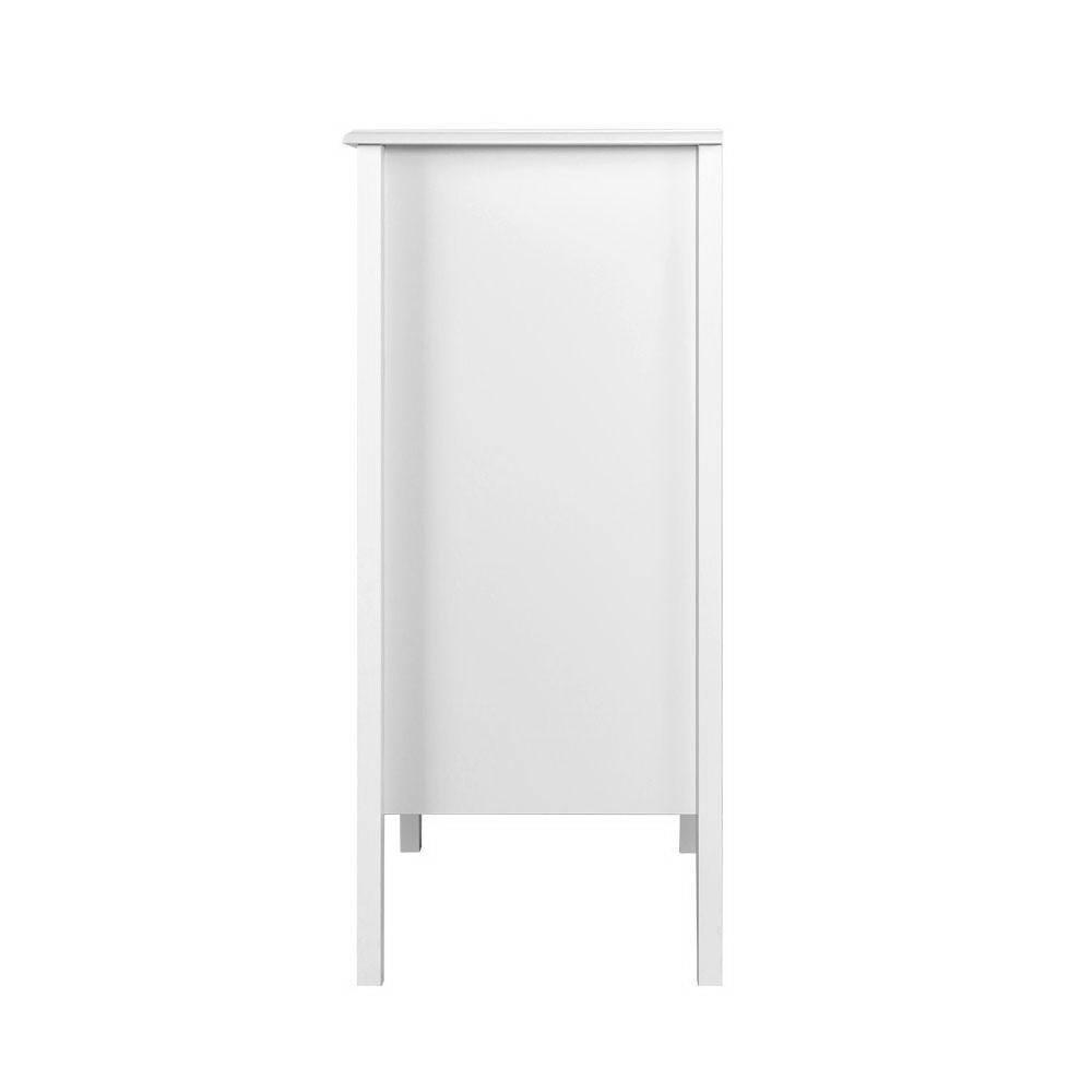 Bedroom 4 Chest of Drawers Tallboy Storage Cabinet Bedside Table Dresser White