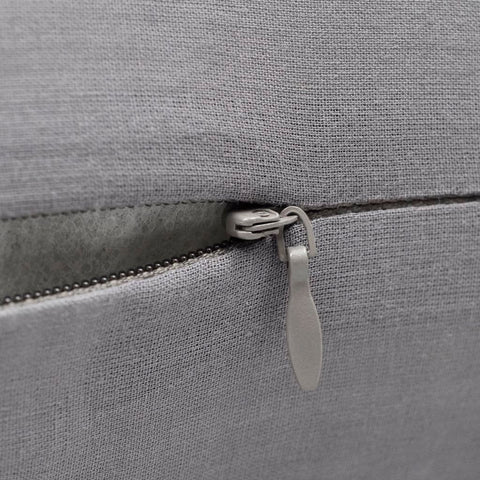 4 Cushion Covers Cotton (Grey)