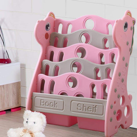 kids products 4 In 1 Pink Kids Bookshelf