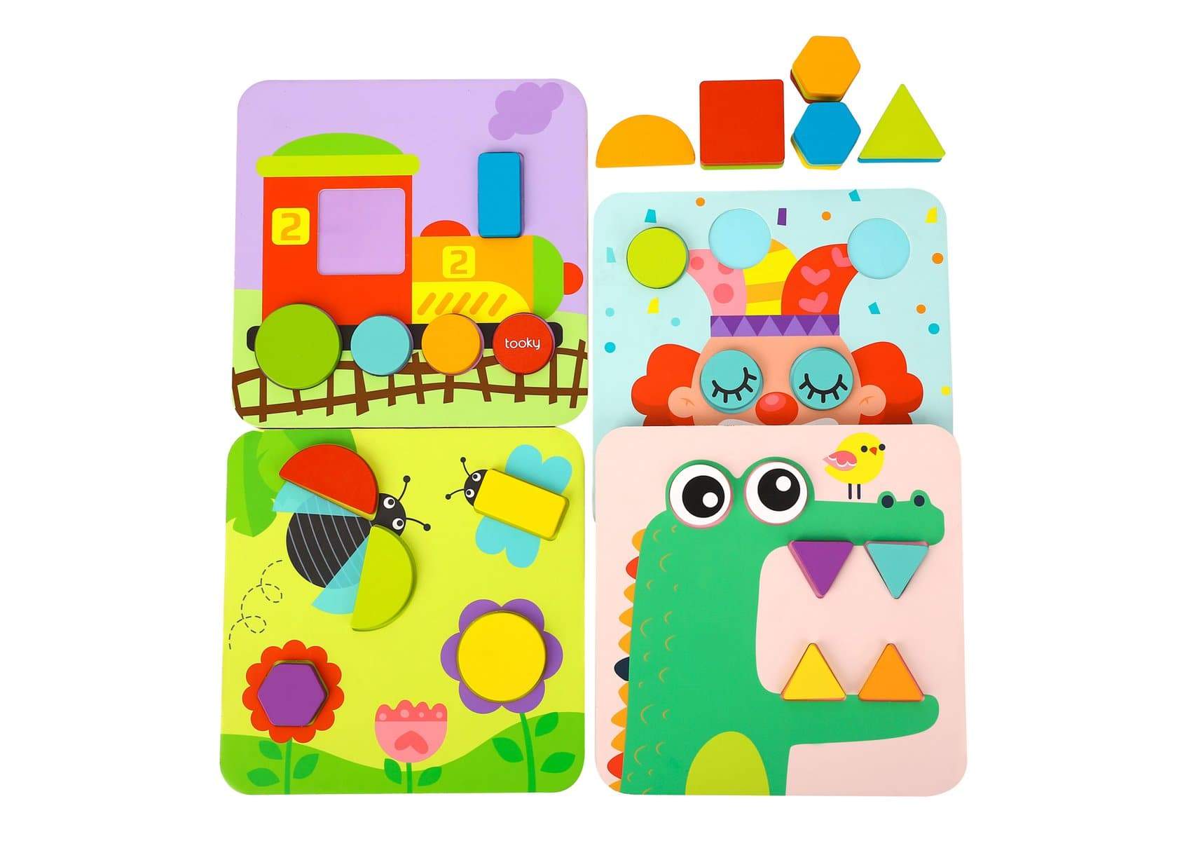 toys for infant 4 In 1 Shape Puzzles